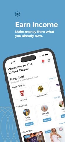 The Closet Clique iPhone screenshot