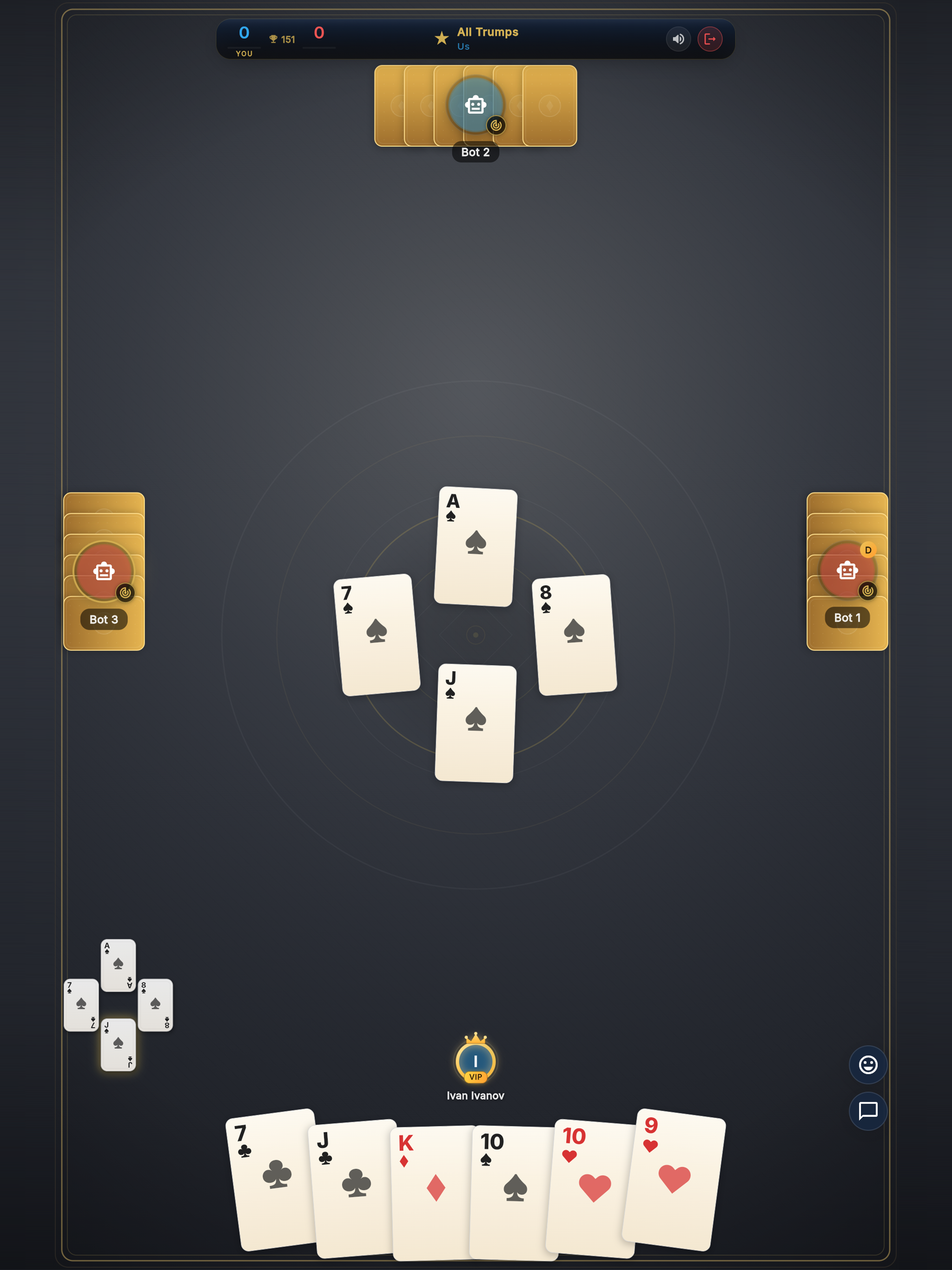 Belotly: Belot & Belote Online screenshot 9