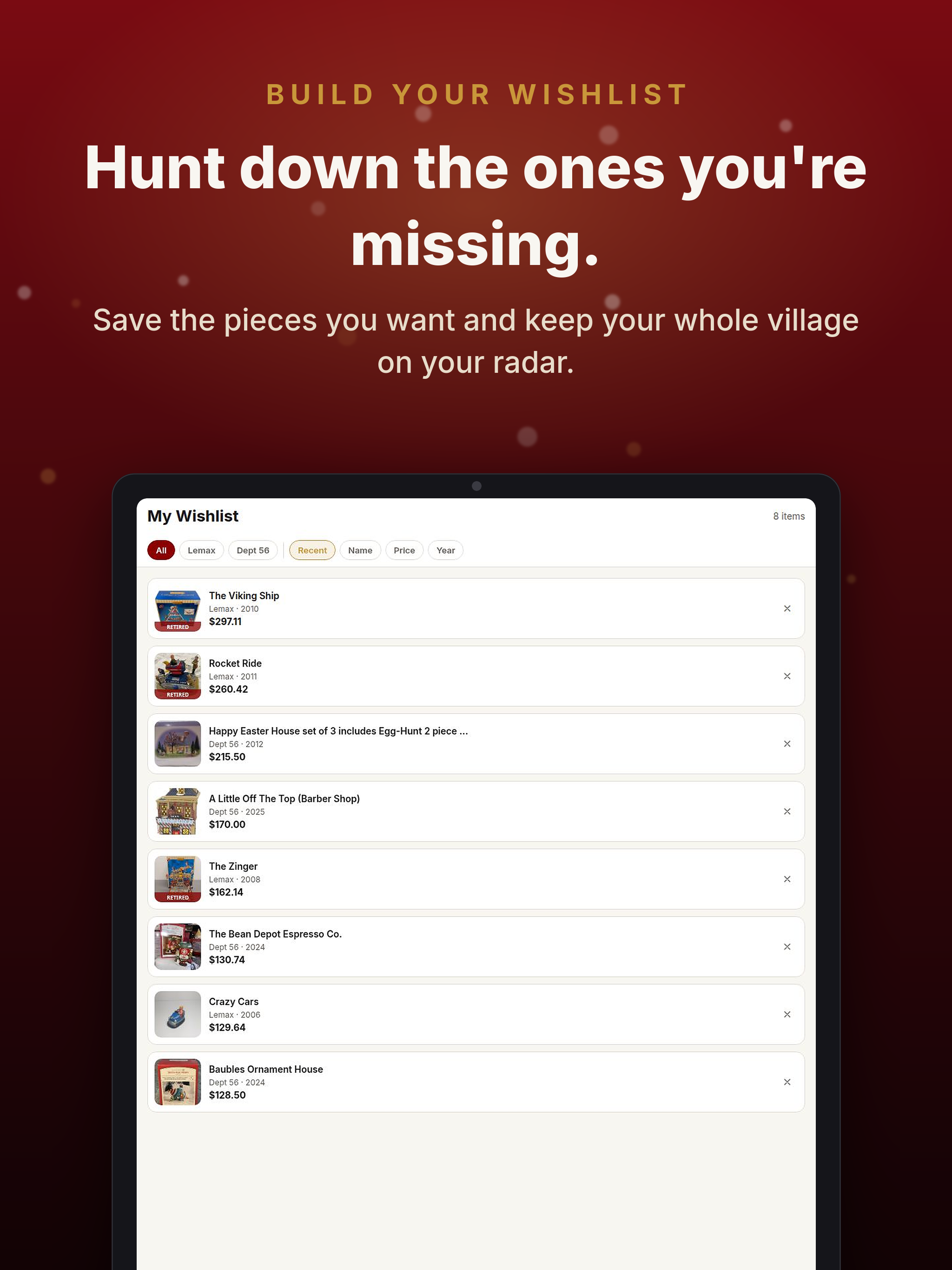 VillageDex: Christmas Villages screenshot 15