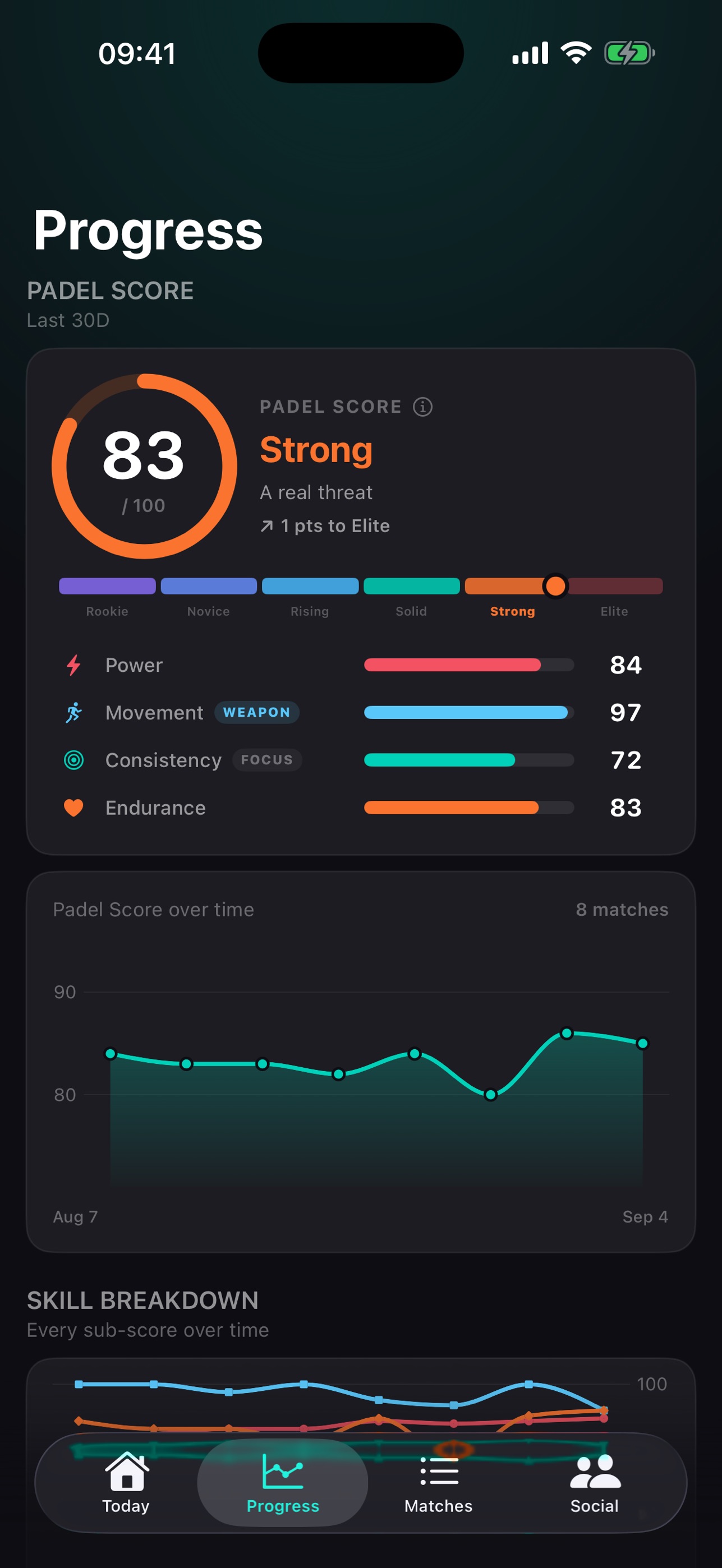 Screenshot 5 of Smash: Padel Tracker