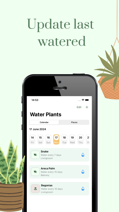 Water Plant Reminder Screenshot