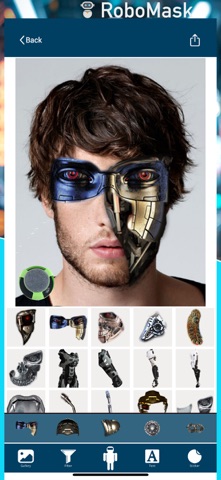RoboMask : Ai CyberFace Camera screenshot