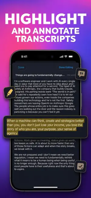 ReSerch: Transcribe Video screenshot 2