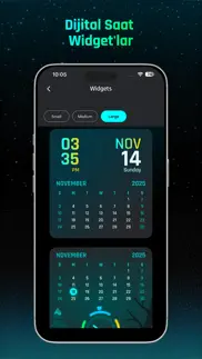 dijital neon gece saati iphone resimleri 4