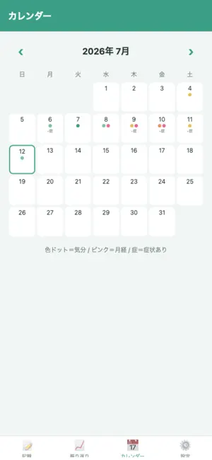 からだログ - 体調記録 screenshot 4