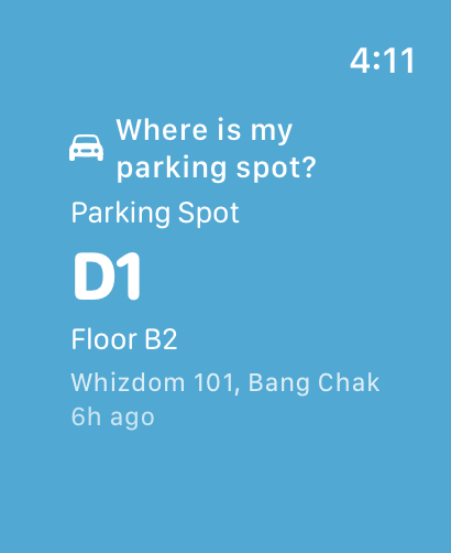 Where is my parking spot?