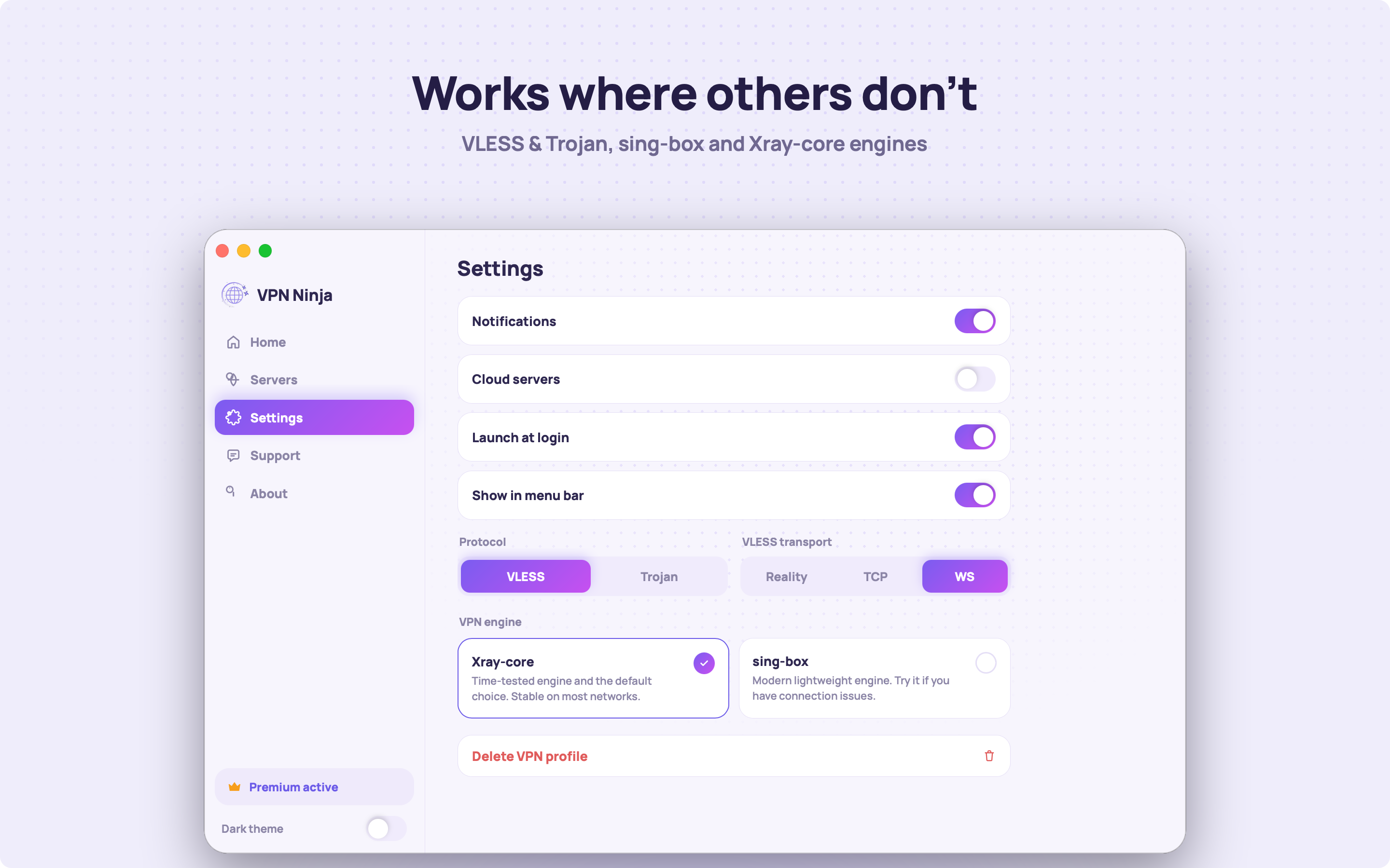 VPN Ninja: Fast VLESS Proxy screenshot 9