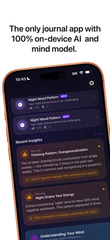 Thought Mirror AI Mind Model Screenshot 1