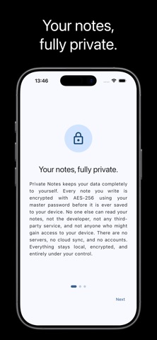 Private Notes - Light Screenshot 1 of 3