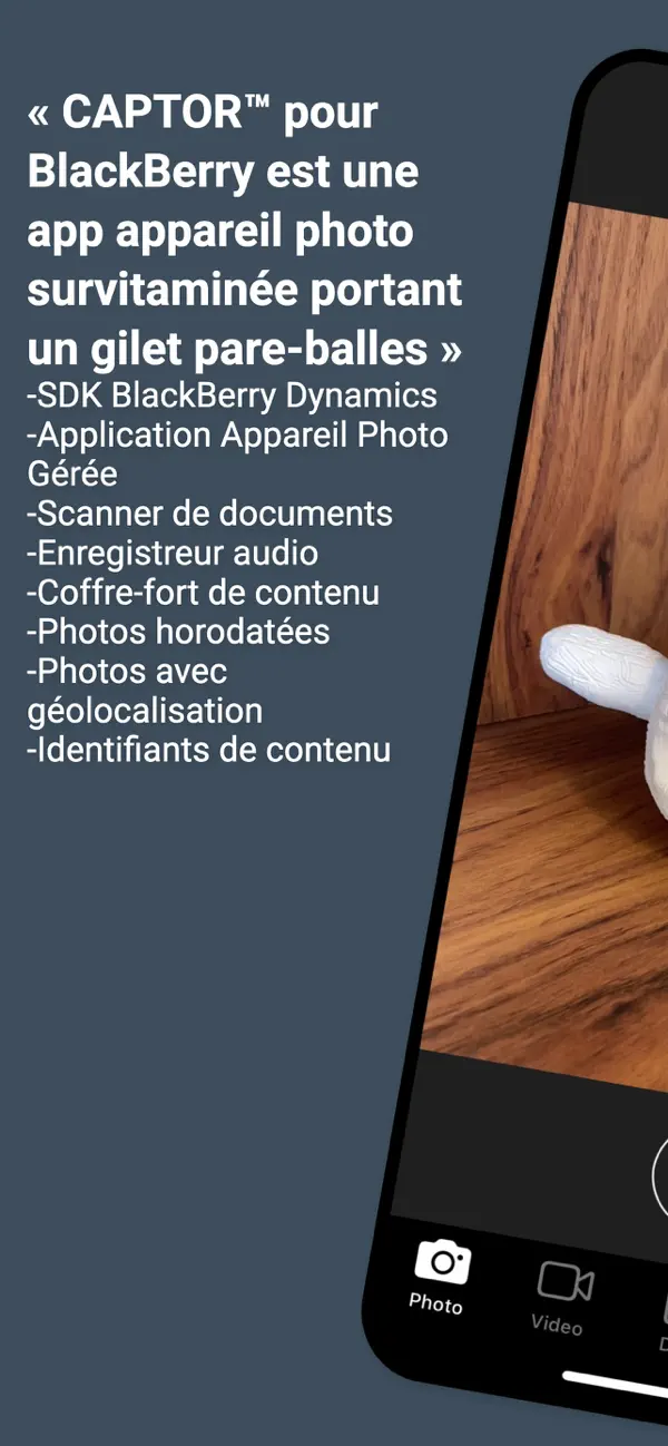 Screenshot #1 pour CAPTOR pour BlackBerry