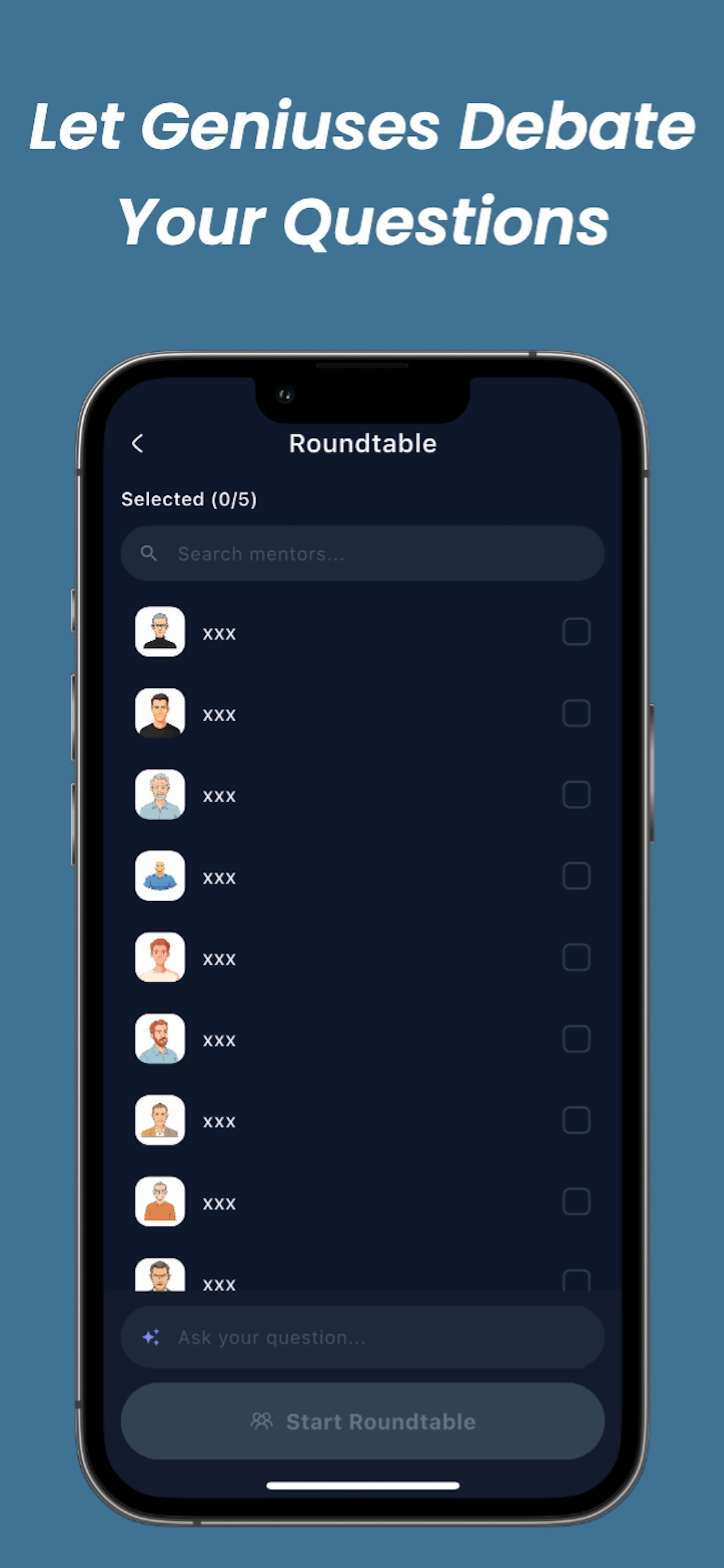 MentorX - AI Mentor Chat