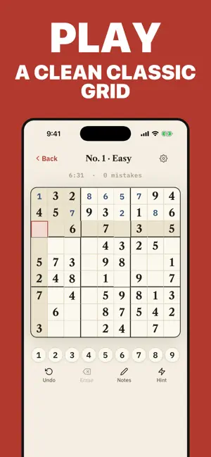 Claire's Sudoku: Daily Puzzle screenshot 2