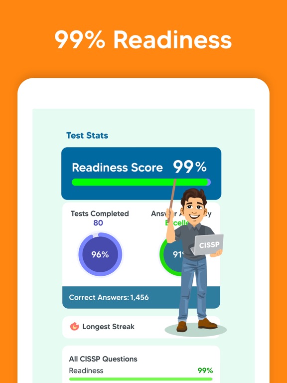 CISSP Exam Prep & Test 2025 iPad screenshot 7 - Education app