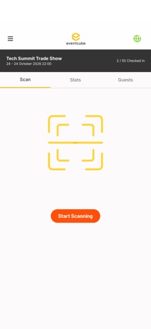 Eventcube Scanner screenshot