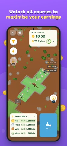 Idle Putter - Mini Golf Tycoon Screenshot 2 of 6