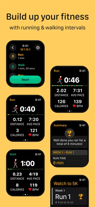 Watch to 5K－Couch to 5km coachのスクリーンショット（4/10）