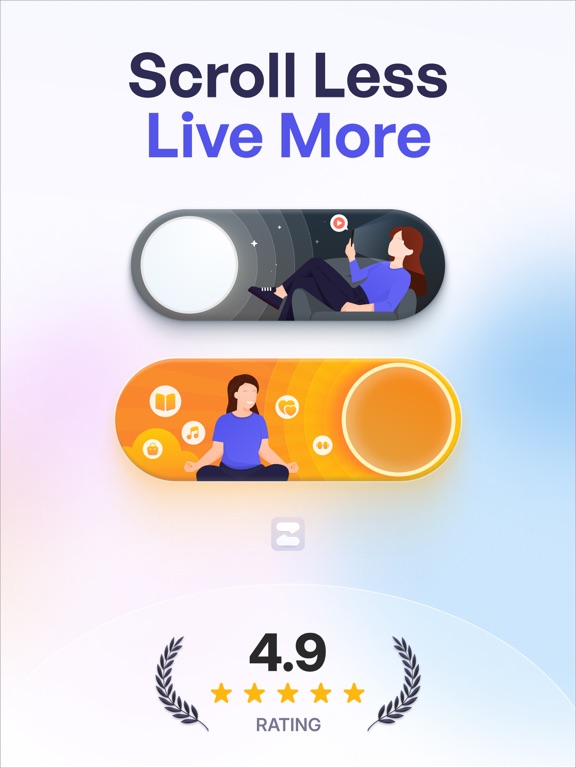 Zario: Screen Time & Focus AI iPad screenshot 1 - Productivity app