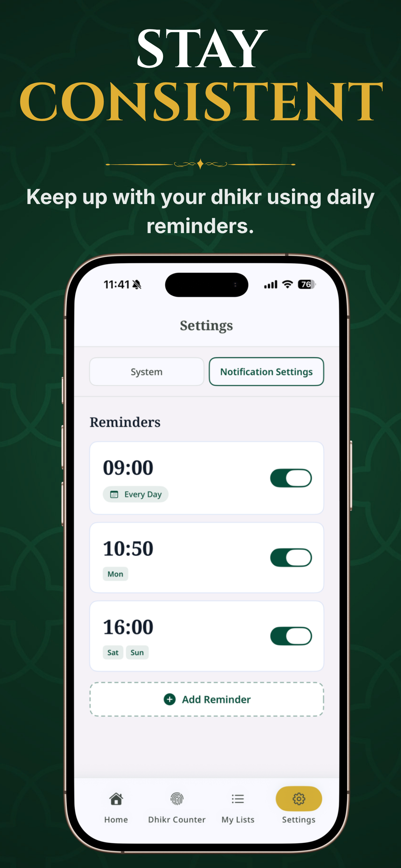 Dhikr Counter & Tracker screenshot 5