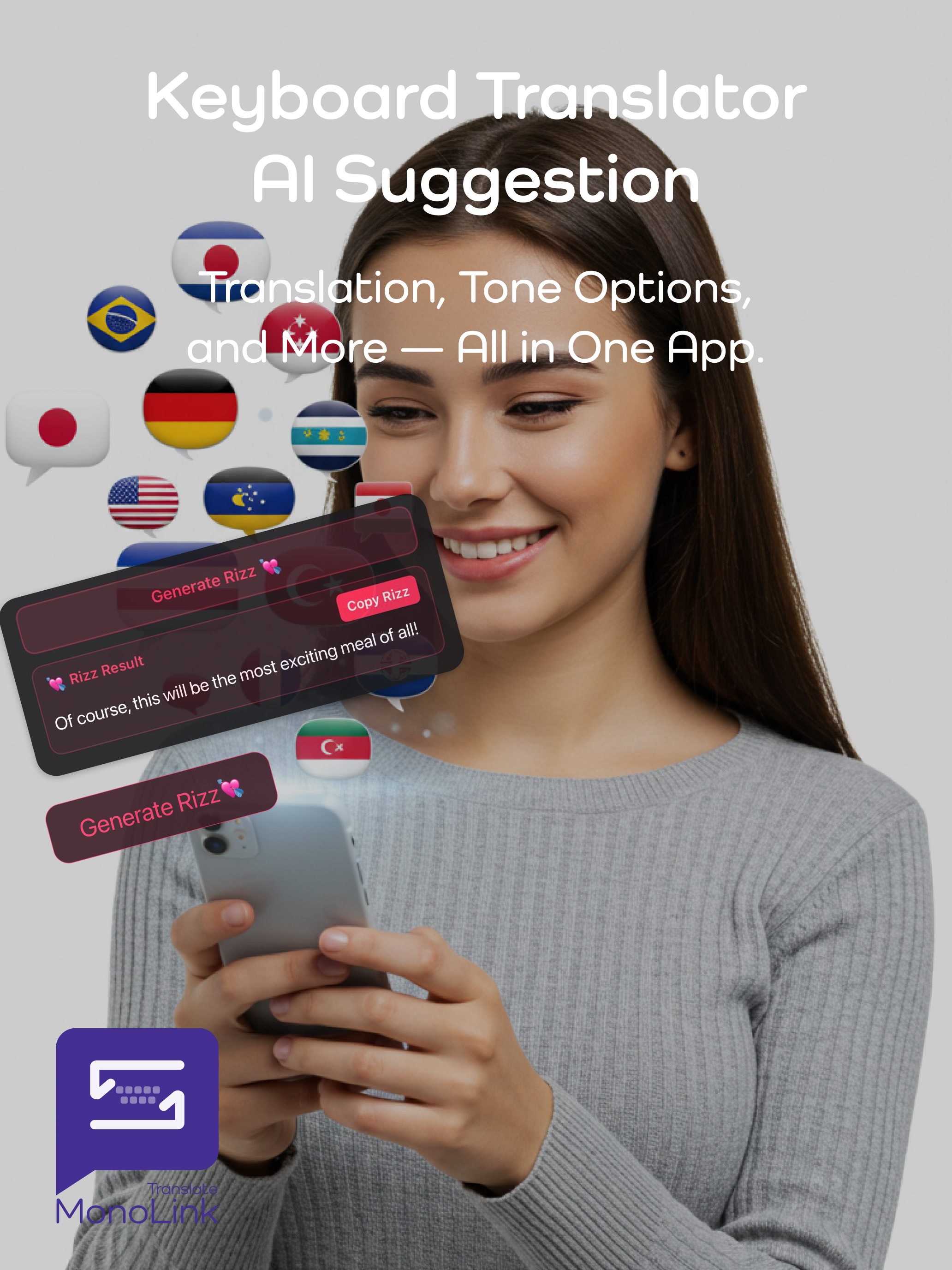 Monolink Translate Keyboard