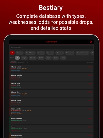 Rune Helper: OSRS Toolkit iPad screenshot