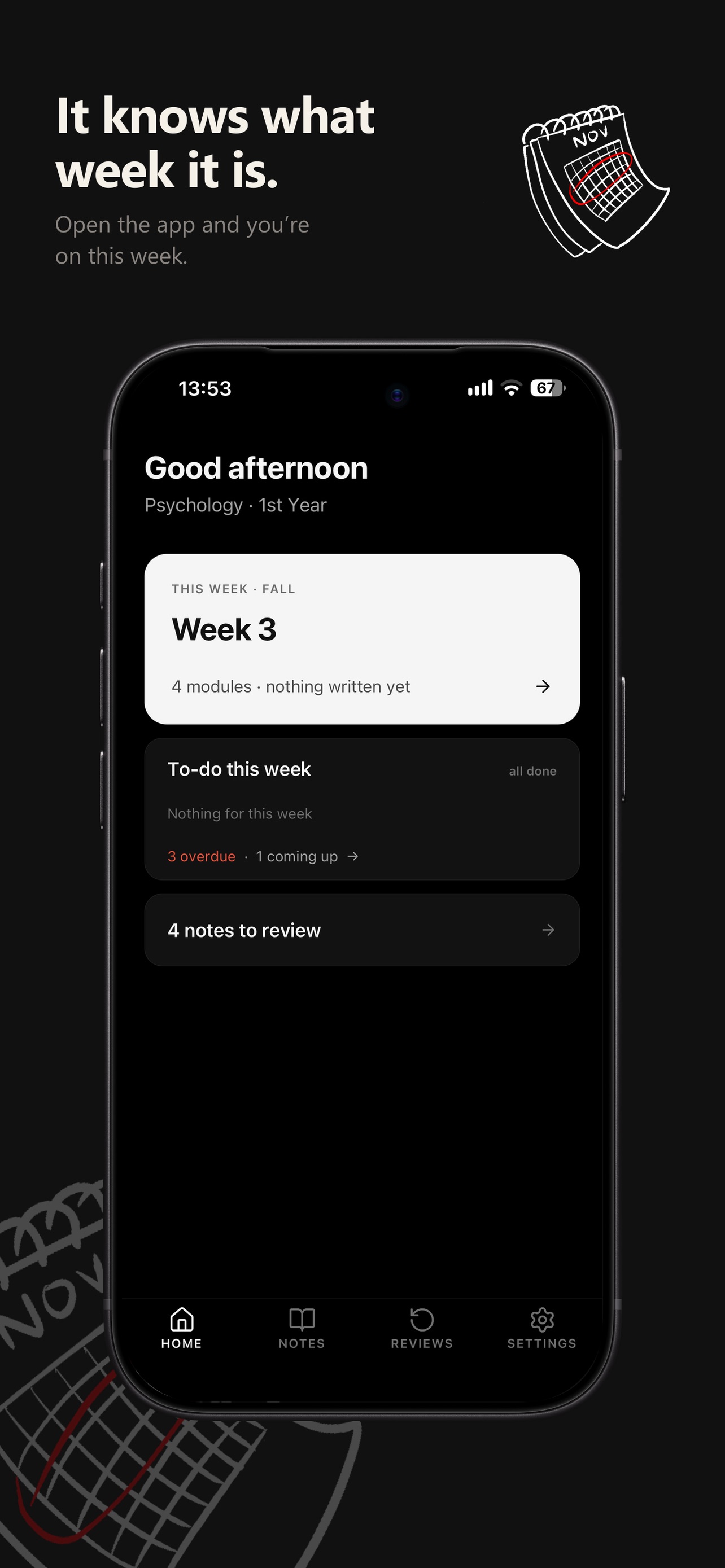 Screenshot 6 of Modulo: Notes by Week