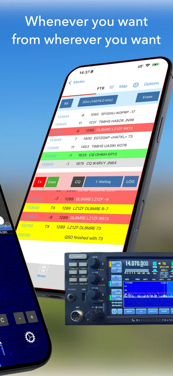Screenshot #2 pour K4 Control for Elecraft K4