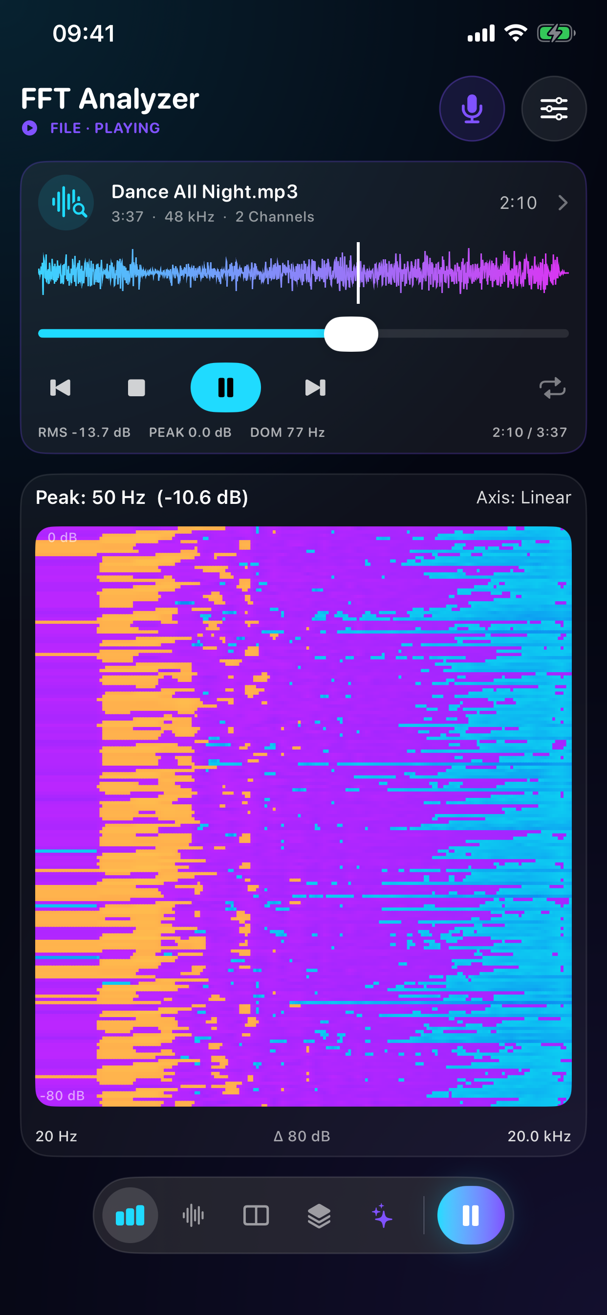 FFT Analyzer screenshot 4