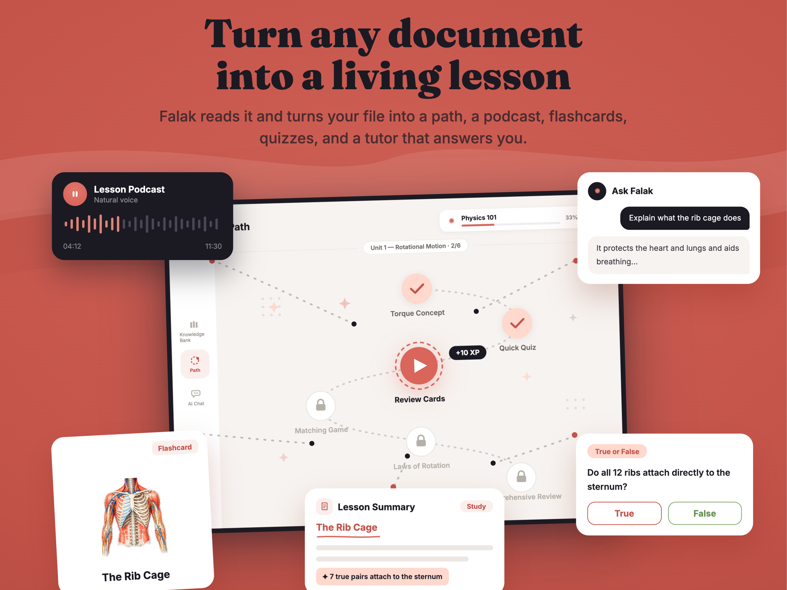 Falak AI: More Than Flashcards screenshot 8
