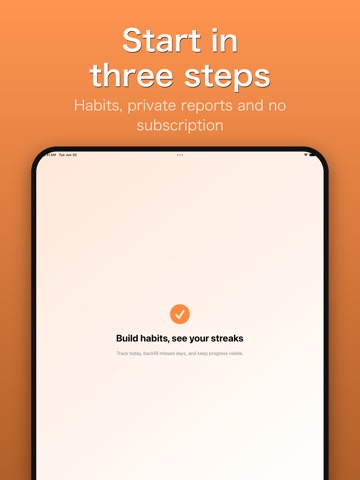 HabitPulse: Habit Tracker iPad screenshot