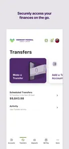 Vermont Fed CU Mobile Banking screenshot #4 for iPhone