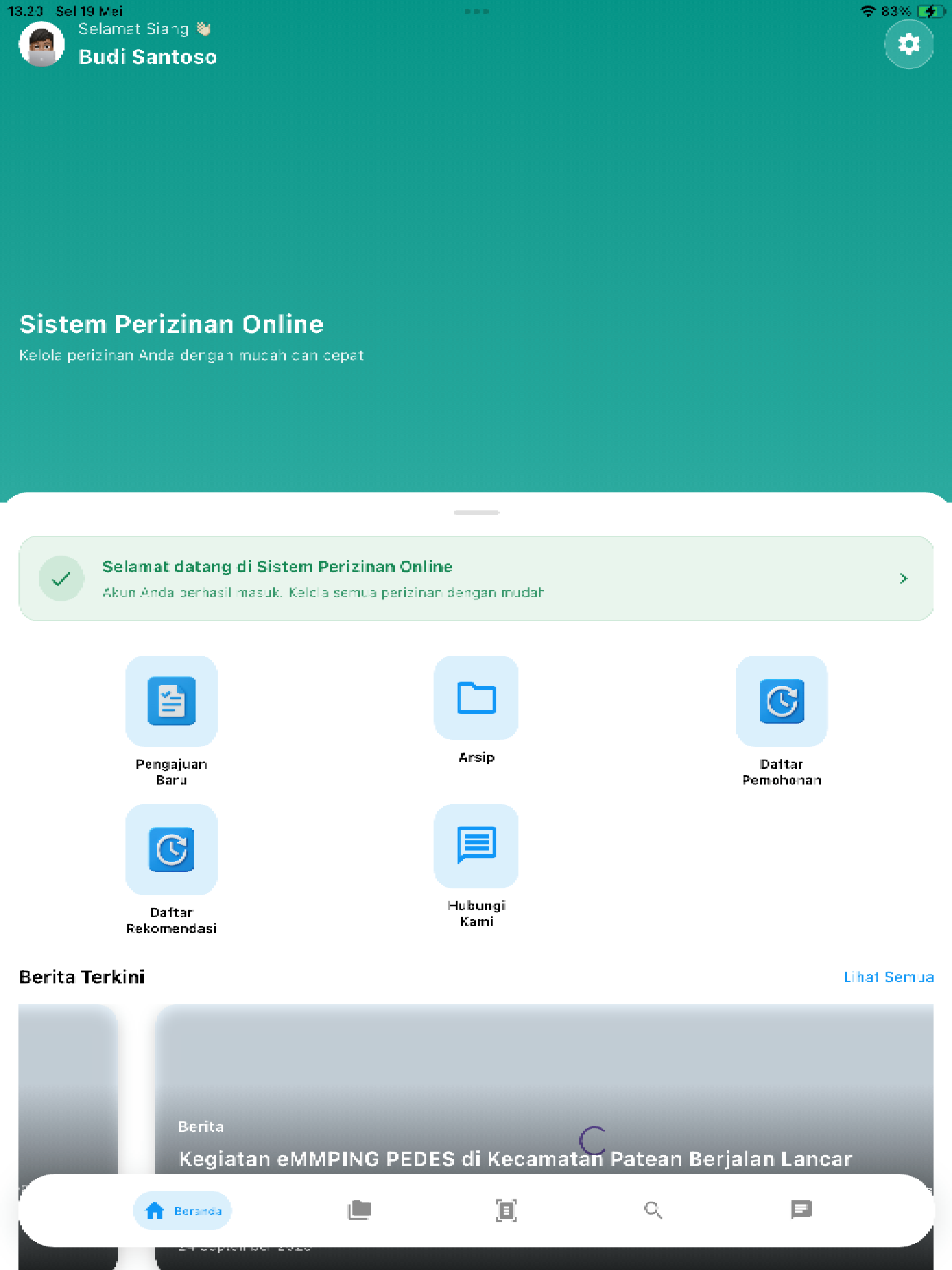 Dianter Perizinan Online screenshot 16