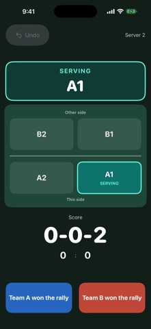 Pickleball Score - Paddlora Screenshot 2 of 3