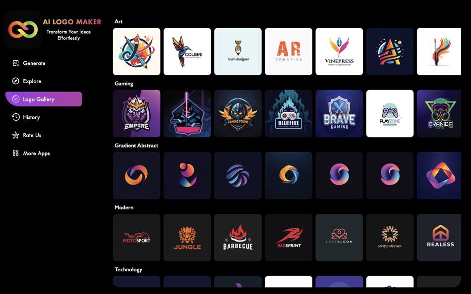 #2. Logo Maker : AI Logo Generator (macOS) 由: Muhammad Moeez