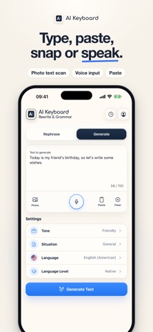 AI Keyboard: Rewrite & Grammar Screenshot 10 of 10