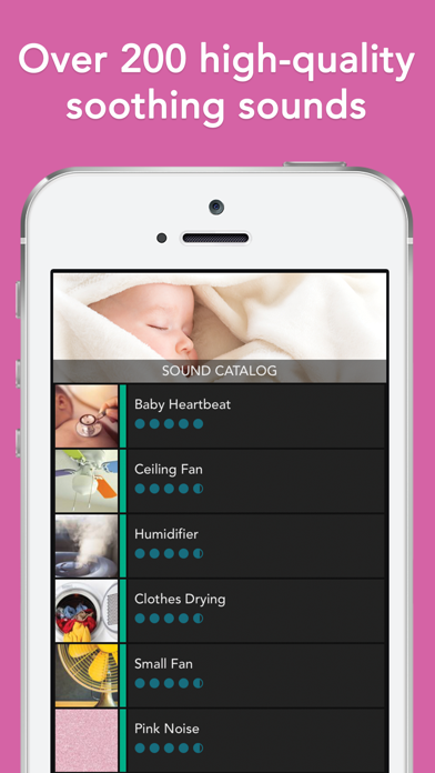 Shusher: baby sleep sounds Screenshot
