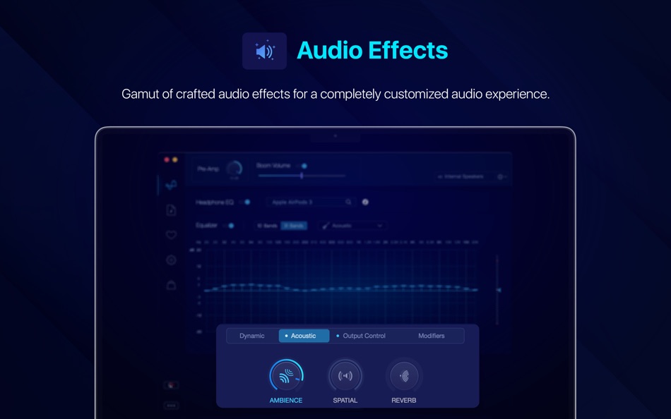 #5. Boom2:Volume Boost & Equalizer (macOS) Podle: Global Delight Technologies Pvt. Ltd