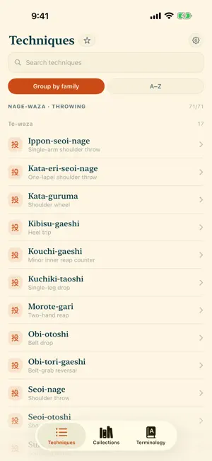 Judoka App screenshot 1