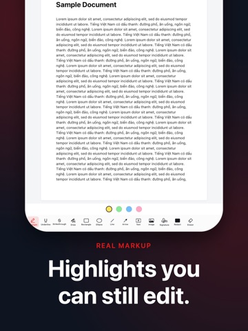 PDF Reader: Editor & Sign iPad screenshot