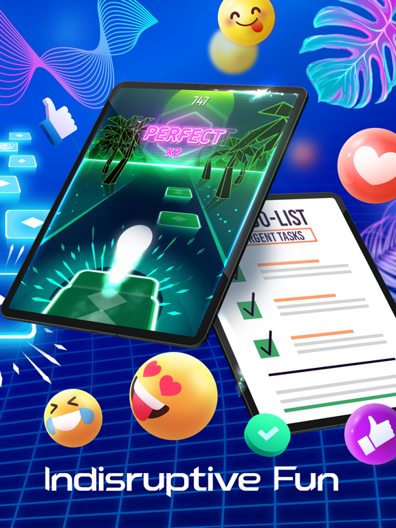 Tiles Hop EDM Rush Music Game iPad app afbeelding 4