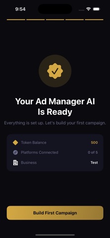 Ad Manager AI iPhone screenshot