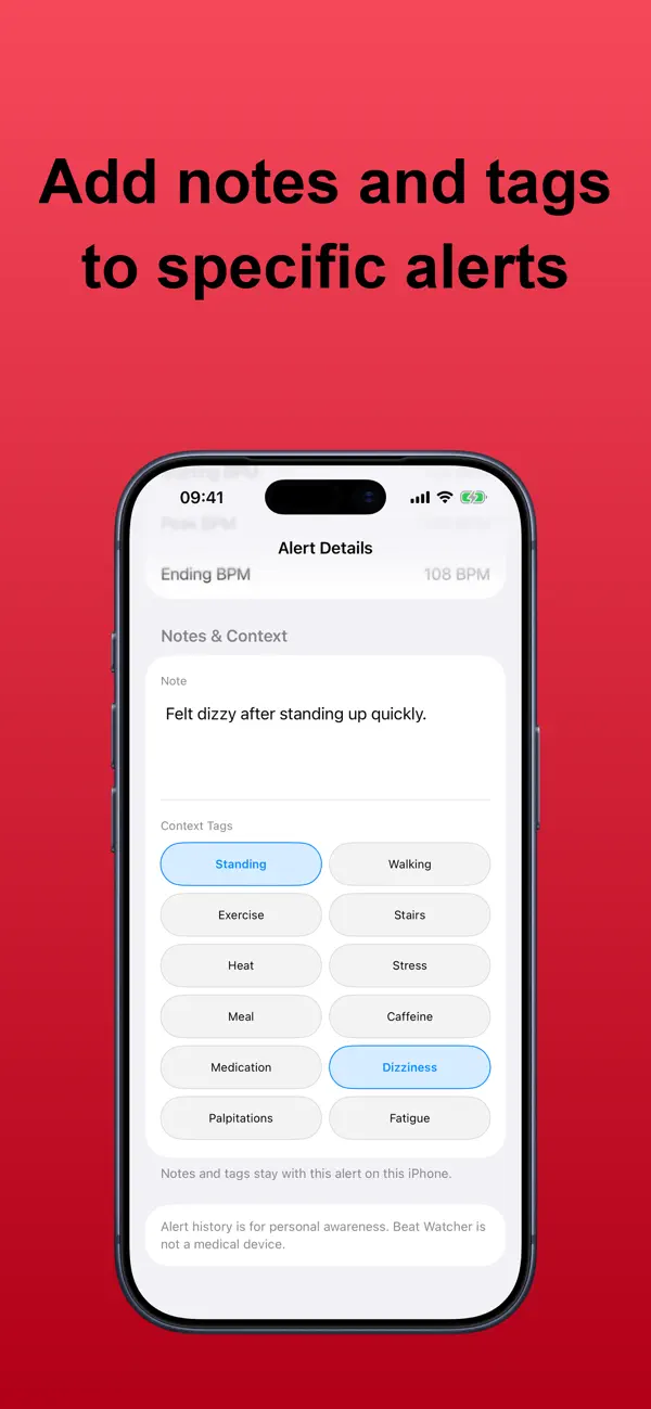 Beat Watcher: Heart Rate Alert Screenshot 4