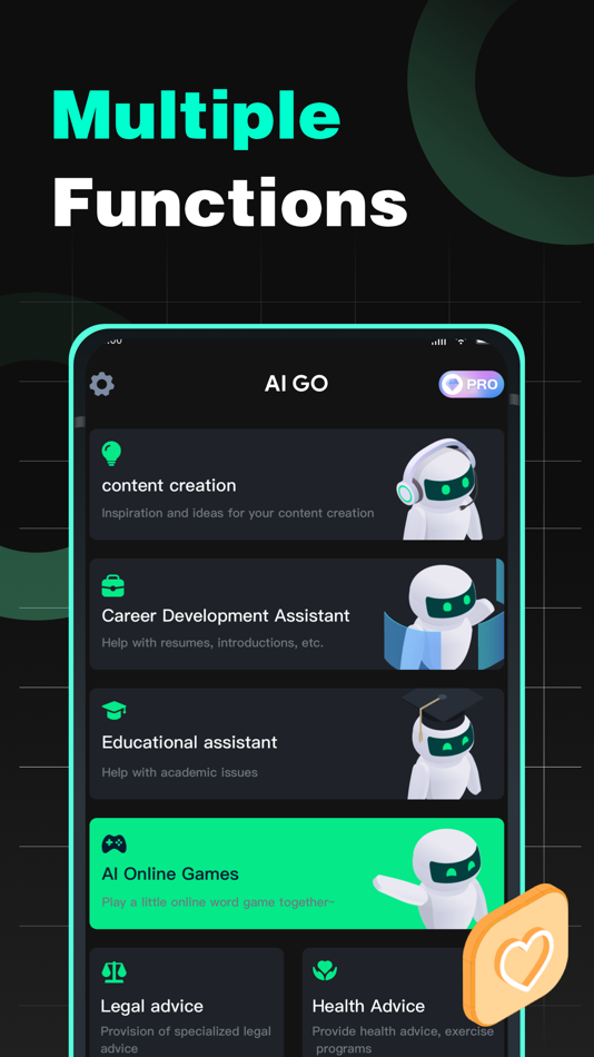 #2. AI GO - Chatbot & AI Assistant (iOS) 由: CCHANGE TECHNOLOGY LIMITED