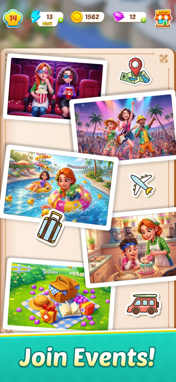 #6. Merge Kitchen - Cook & Story (iOS) De: Bigcool