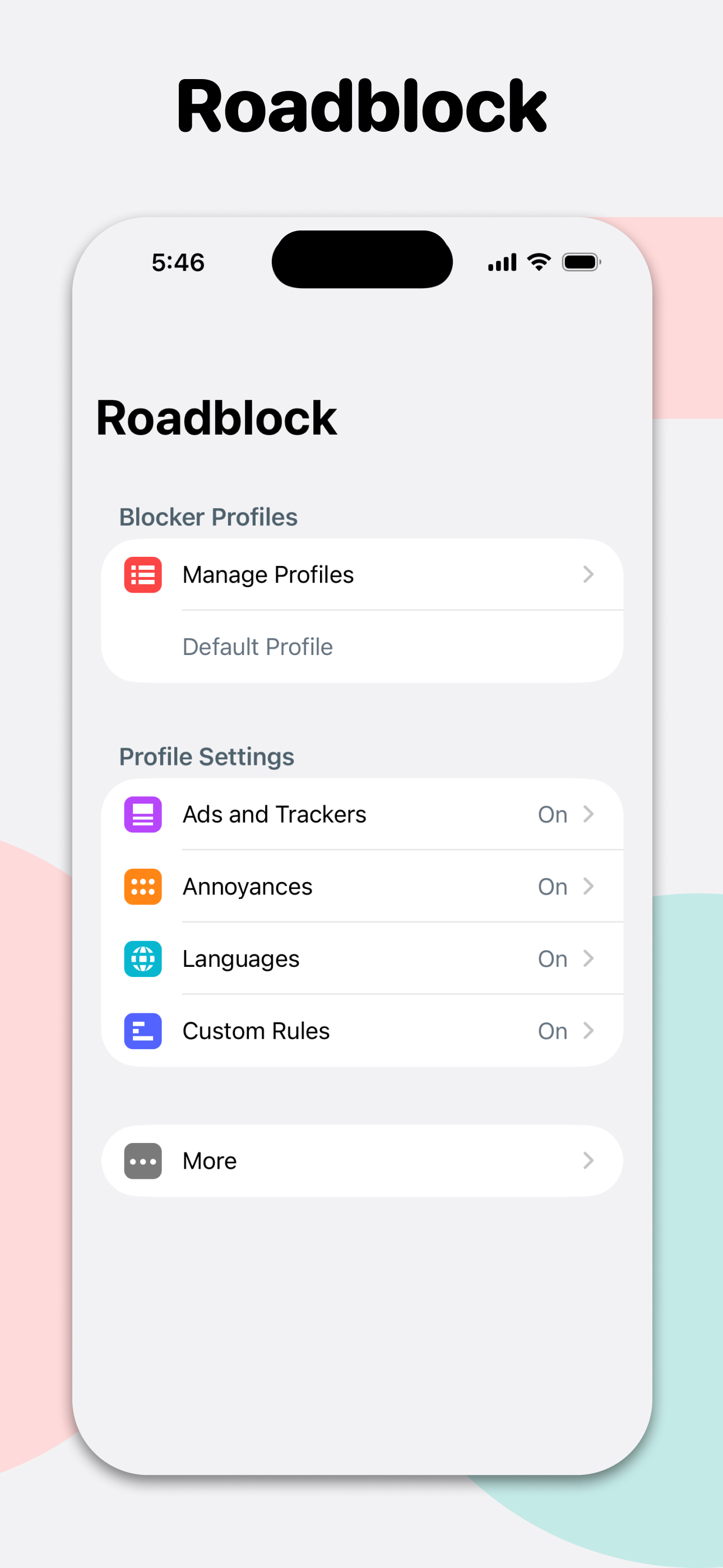 Roadblock - Content Blocker