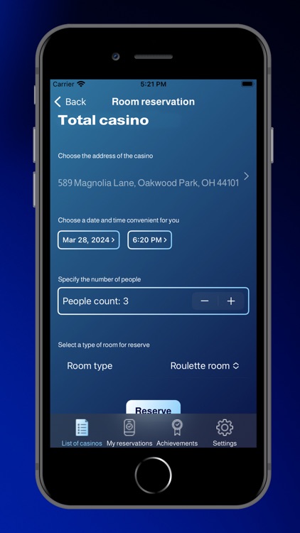 VIP Games: Reservations screenshot-3