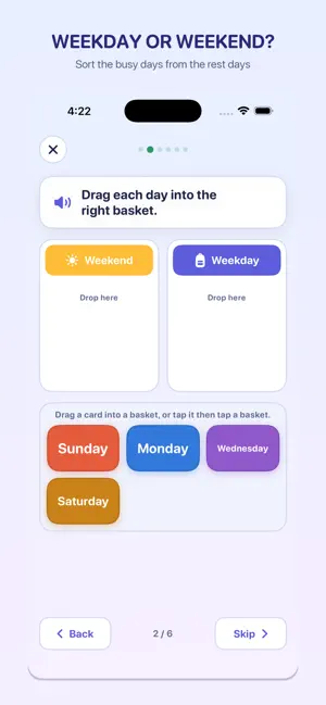 Days of the Week for Kids screenshot 3