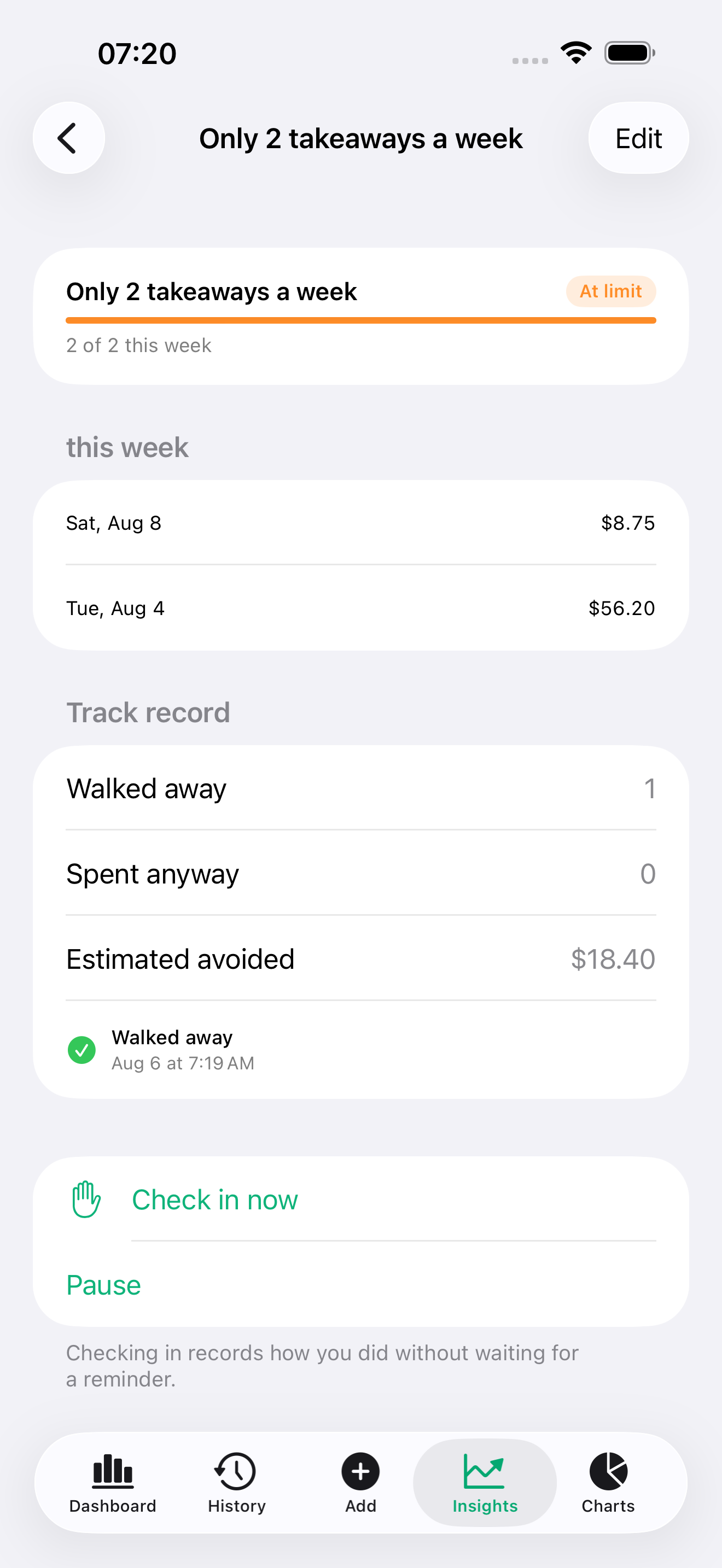 Nudgit: Budget & Expenses screenshot 2