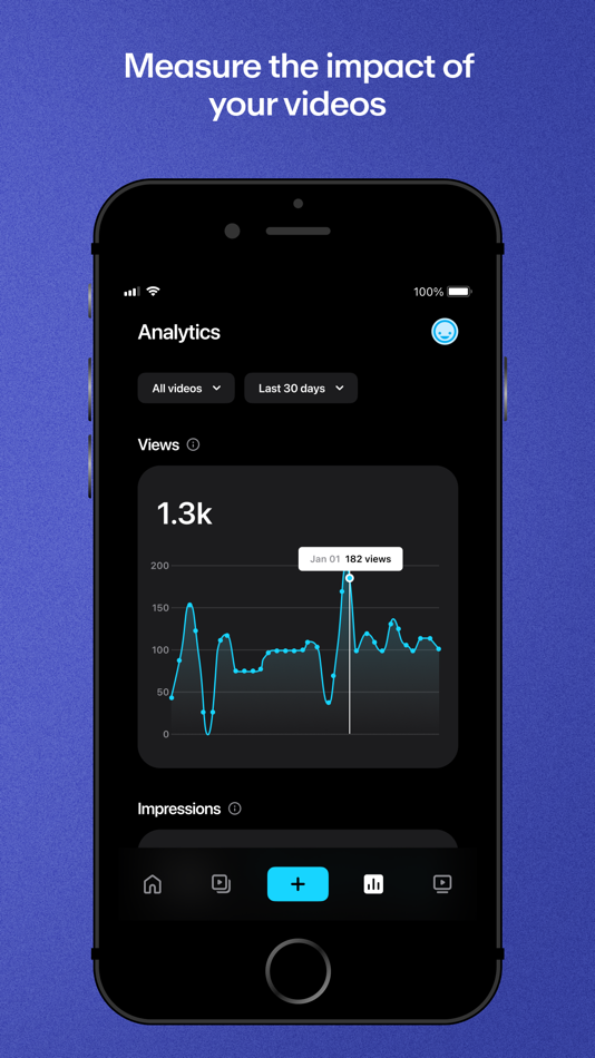 #5. Vimeo (iOS) Podle: Vimeo.com, Inc.