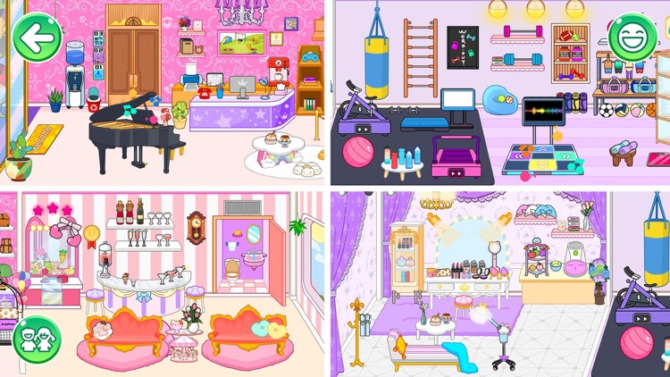 公主小镇世界: 女生米加迷你世界化妆装扮房子模拟器嘉年华大全