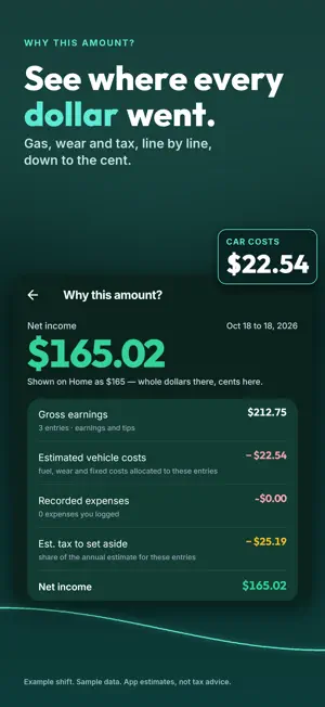 GigMiles: Driver Mileage & Tax screenshot 2